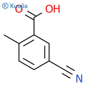 5-Cyano-2-methylbenzoic acid structure