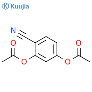 2,4-Diacetoxybenzonitrile structure