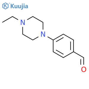 4-(4-Ethylpiperazin-1-yl)benzaldehyde structure