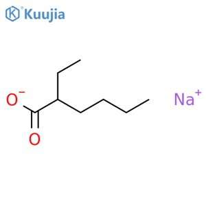 Sodium 2-ethylhexanoate structure