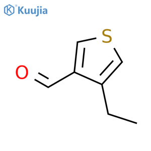 3-Thiophenecarboxaldehyde,4-ethyl- structure