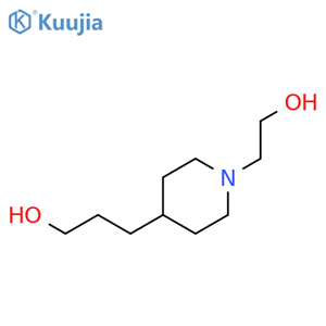 4-Piperidinepropanol, 1-(2-hydroxyethyl)- structure