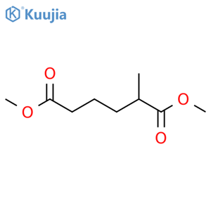 Dimethyl 2-methylhexanedioate structure