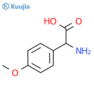 2-Amino-2-(4-methoxyphenyl)acetic acid structure