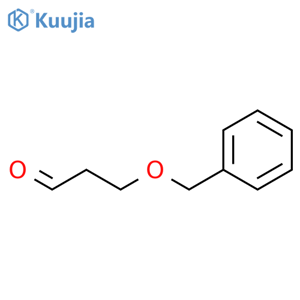 3-(Phenylmethoxy)propanal structure