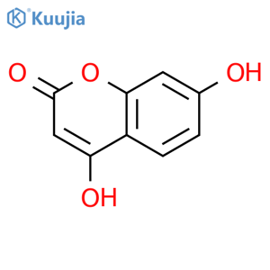 2H-1-Benzopyran-2-one,4,7-dihydroxy- structure