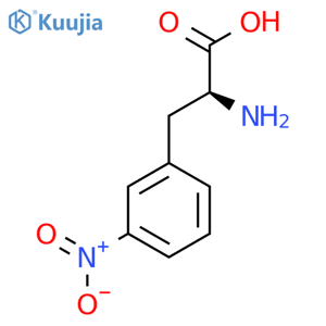 (S)-2-Amino-3-(3-nitrophenyl)propanoic acid structure