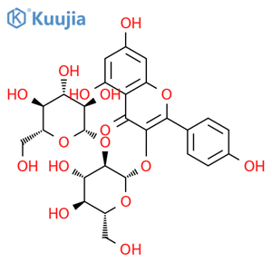 Kaempferol 3-O-sophoroside structure