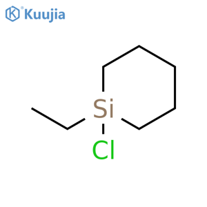 Silacyclohexane, 1-chloro-1-ethyl- structure