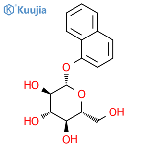 1-Naphthyl b-D-glucopyranoside structure