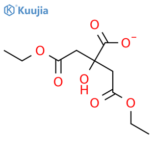 Citric Acid 1,2-Diethyl Ester structure