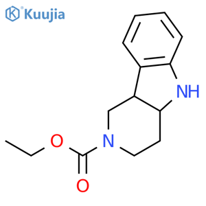 1,3,4a,5,9b-Hexahydro,ethylester,2H-pyrido4,3-bindole-2-carboxylicacid structure