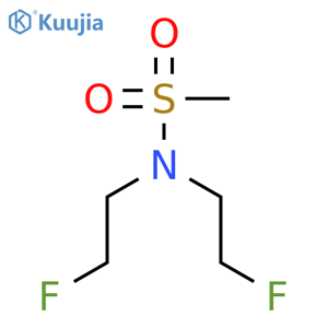 Methanesulfonamide,N,N-bis(2-fluoroethyl)- structure