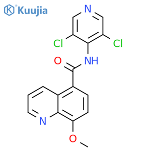 N-(3,5-Dichloro-4-pyridinyl)-8-methoxy-5-quinolinecarboxamide structure