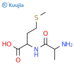 DL-Alanyl-DL-methionine structure