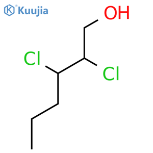 1-Hexanol, 2,3-dichloro- structure