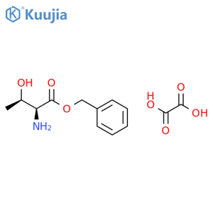 (2S,3R)-Benzyl 2-amino-3-hydroxybutanoate oxalate structure