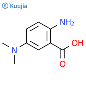 2-Amino-5-(dimethylamino)benzoic acid structure