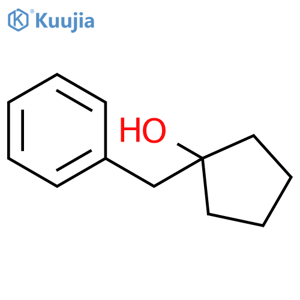 1-benzylcyclopentan-1-ol structure