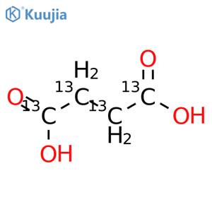 Succinic Acid-13C4 structure