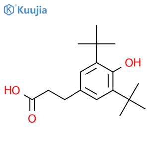 3,5-Di-tert-butyl-4-hydroxyphenylpropionic Acid structure