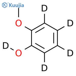 2-Methoxyphenol-3,4,5,6-d4,OD structure