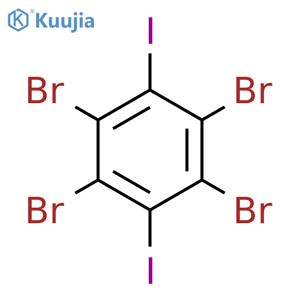 Benzene, 1,2,4,5-tetrabromo-3,6-diiodo- structure