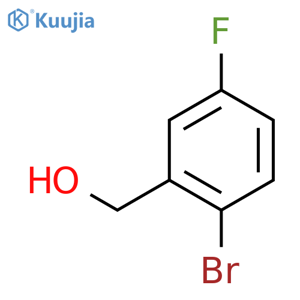 (2-bromo-5-fluorophenyl)methanol structure