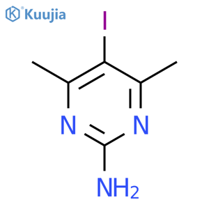 2-Amino-5-iodo-4,6-dimethylpyrimidine structure