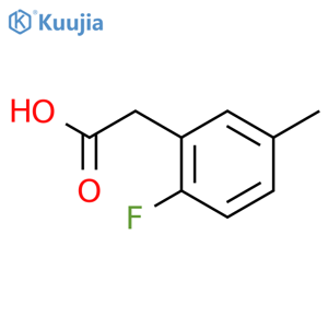 2-Fluoro-5-methylphenylacetic Acid structure