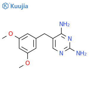 2,4-Pyrimidinediamine,5-[(3,5-dimethoxyphenyl)methyl]- structure