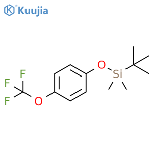 tert-Butyldimethyl-(4-(trifluoromethoxy)phenoxy)silane structure