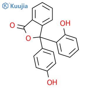 3-(2-hydroxyphenyl)-3-(4-hydroxyphenyl)-2-benzofuran-1(3H)-one structure