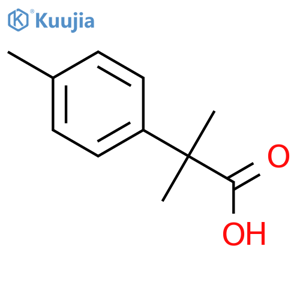 2-methyl-2-(4-methylphenyl)propanoic acid structure