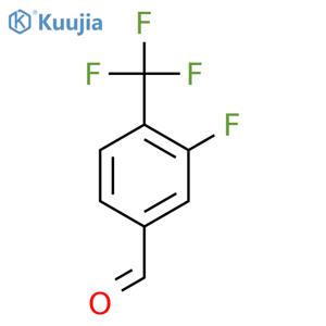 3-Fluoro-4-(trifluoromethyl)benzaldehyde structure