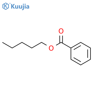 Pentyl benzoate structure