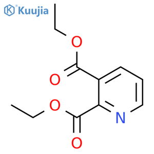 Diethyl pyridine-2,3-dicarboxylate structure