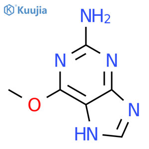 6-methoxy-9H-purin-2-amine structure