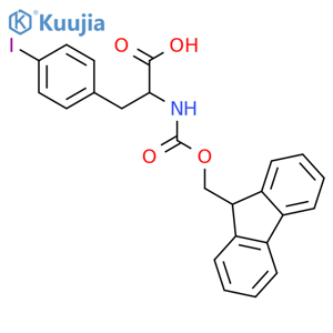 Fmoc-D-4-iodophenylalanine structure