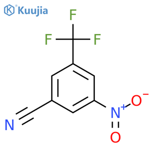 3-nitro-5-(trifluoromethyl)benzonitrile structure