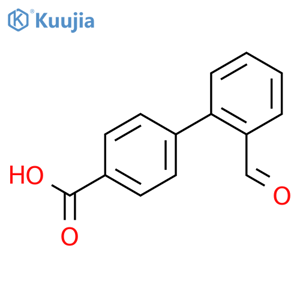 4-(2-Formylphenyl)benzoic Acid structure