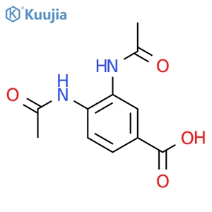 3,4-Diacetoamidebenzoic Acid structure