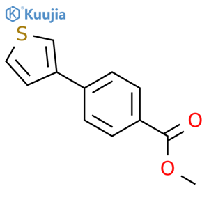 methyl 4-(thiophen-3-yl)benzoate structure