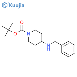 tert-Butyl 4-(benzylamino)piperidine-1-carboxylate structure