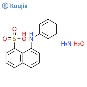 1-Naphthalenesulfonicacid, 8-(phenylamino)-, ammonium salt, hydrate(1:1:?) structure