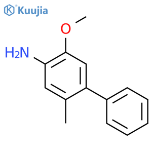 5-Methyl-4-phenyl-o-anisidine structure