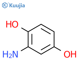 2-Aminobenzene-1,4-diol structure