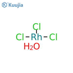 Rhodium(III) chloride hydrate structure