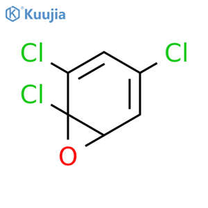 7-Oxabicyclo[4.1.0]hepta-2,4-diene, 1,2,4-trichloro- structure