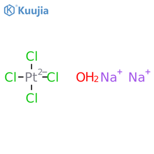 Sodium tetrachloroplatinate(II) hydrate structure